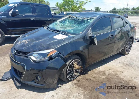 2015 Toyota Corolla S Plus из США, поврежденный, VIN 2T1BURHE5FC282751